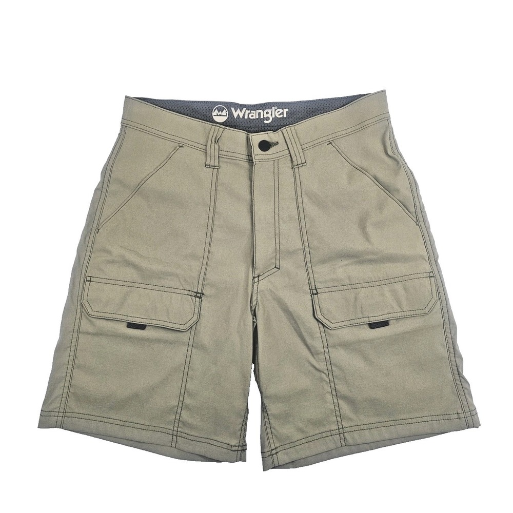 Wrangler Outdoor Series Cargo Shorts Men 32 Utility Pockets Real Comfort Stretch